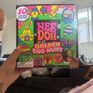 Nee Doh Golden Egg Hunt Squishy Toy Set - Bright Multi